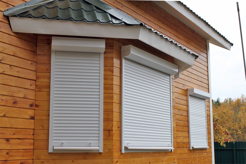 Рольставни накладной монтаж