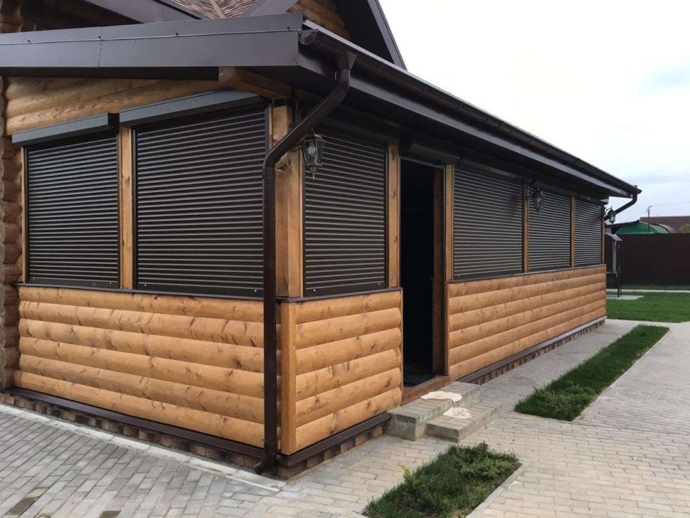 Рольставни для террасы