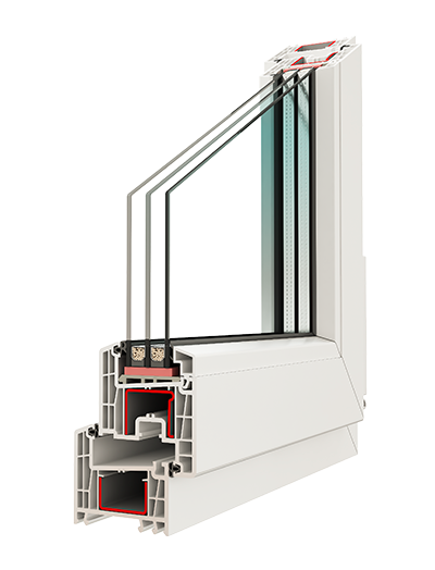 Окно ПВХ BRUSBOX 70-6