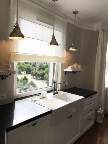 Римская штора тюль на проем