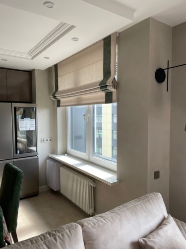 Римская штора на проем (кант)