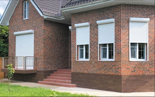 Рольставни накладной монтаж