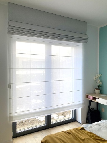 Двойная римская штора