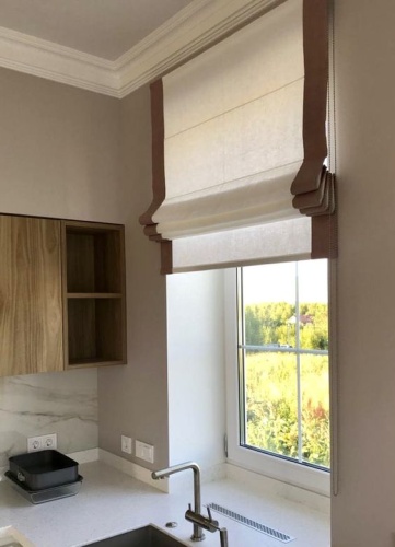 Римская штора на проем (кант)