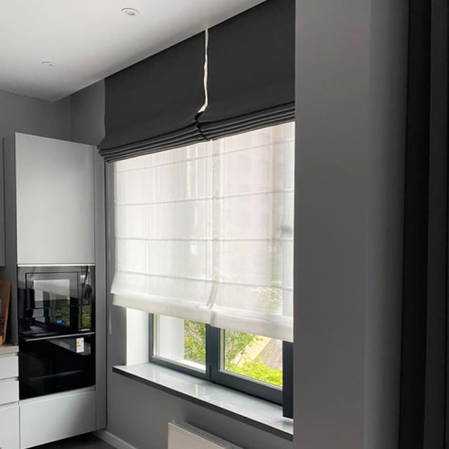 Двойная римская штора