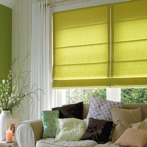 Римская штора на проем (однотон)