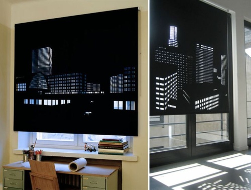 Рулонные шторы  с перфорацией