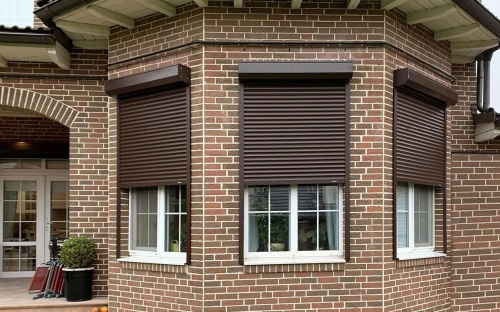 Рольставни накладной монтаж