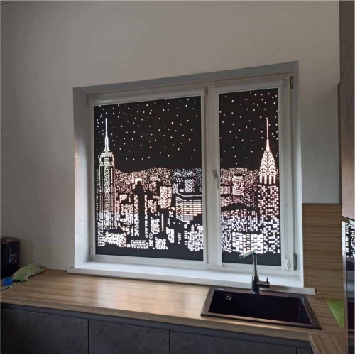 Рулонные шторы  с перфорацией