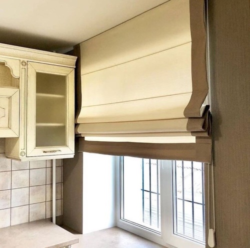 Римская штора на проем (кант)